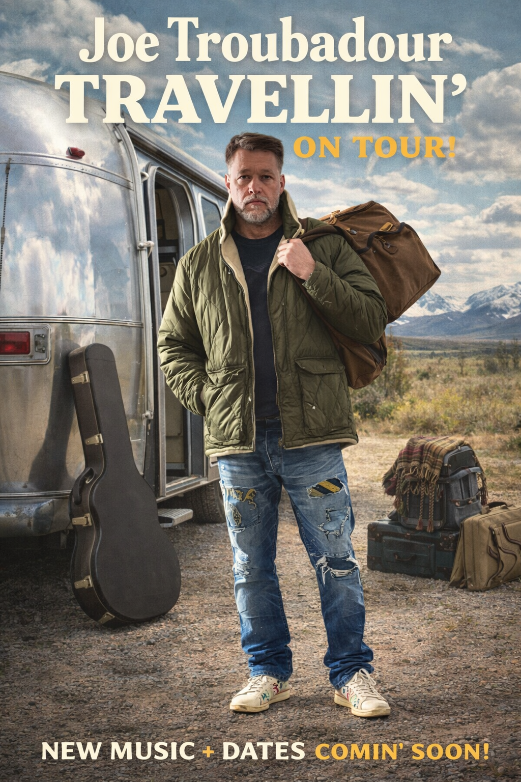 Joe Troubadour Travellin' on Tour poster